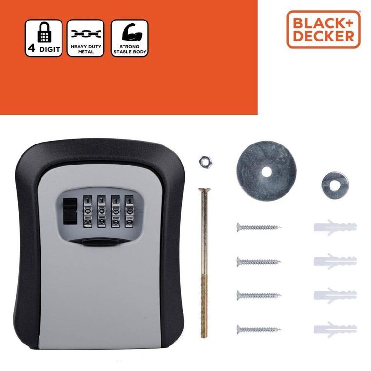 Black+Decker, sejf na klucze, na szyfr