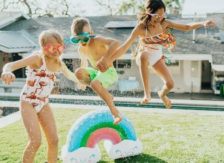 Bling2o, Lawa, maska do pływania, limonkowa