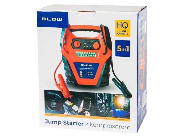 Blow, Jump Starter, kompresor 5w1