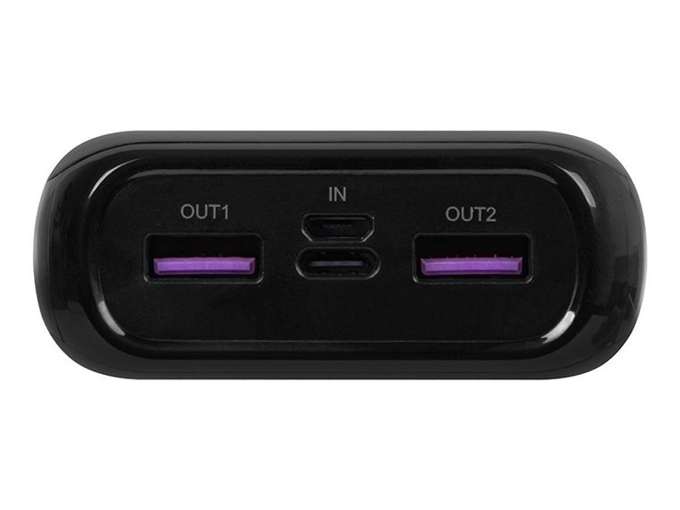 Blow, power bank, czarny, 20000MAH, 20W, PB20F