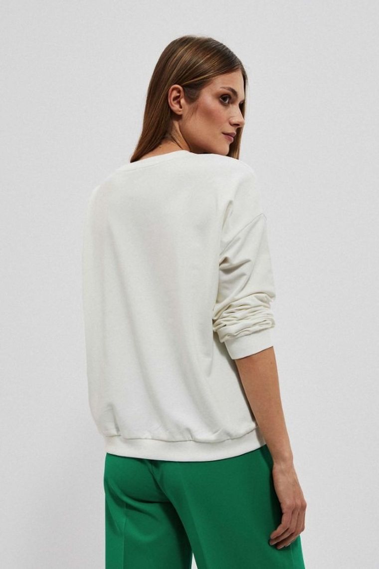 Bluza damska, biała, Moodo