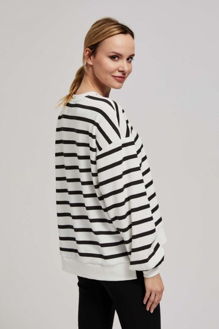 Bluza damska, biała, Moodo