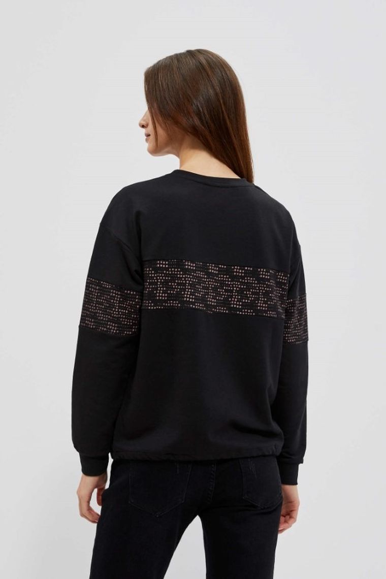 Bluza damska, czarna, Moodo