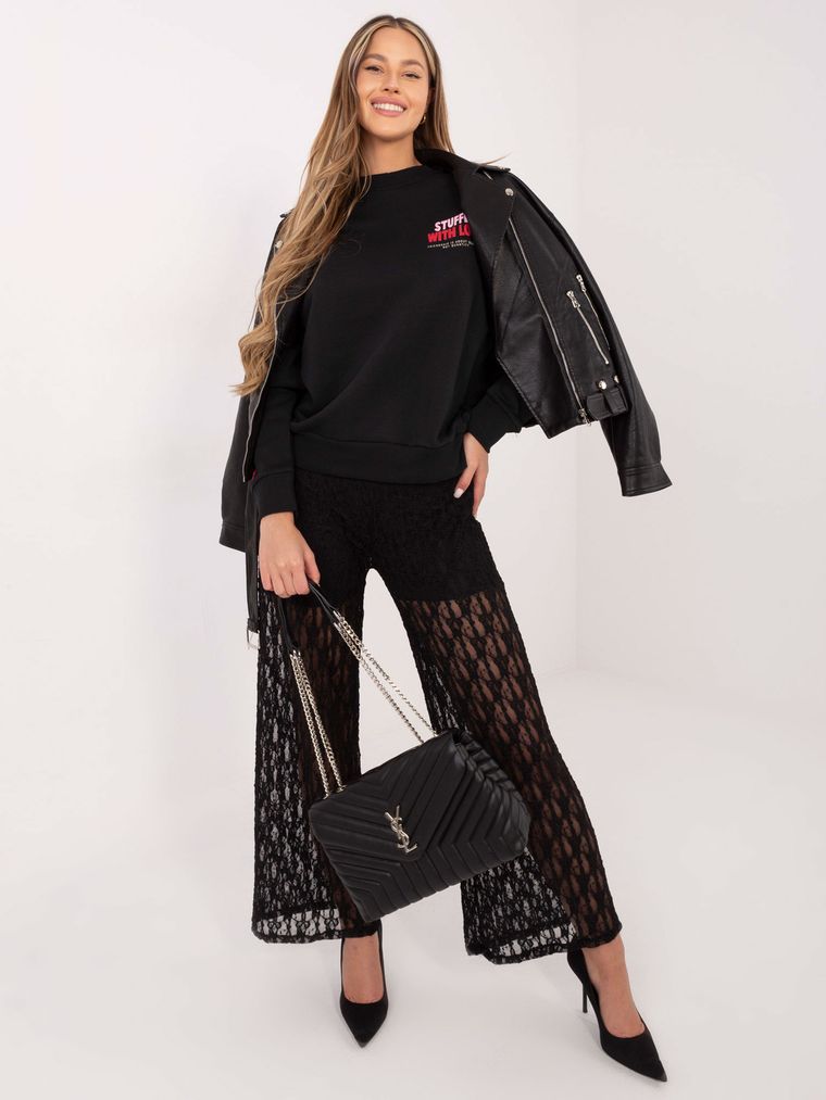 Bluza damska, grafitowa, Sublevel