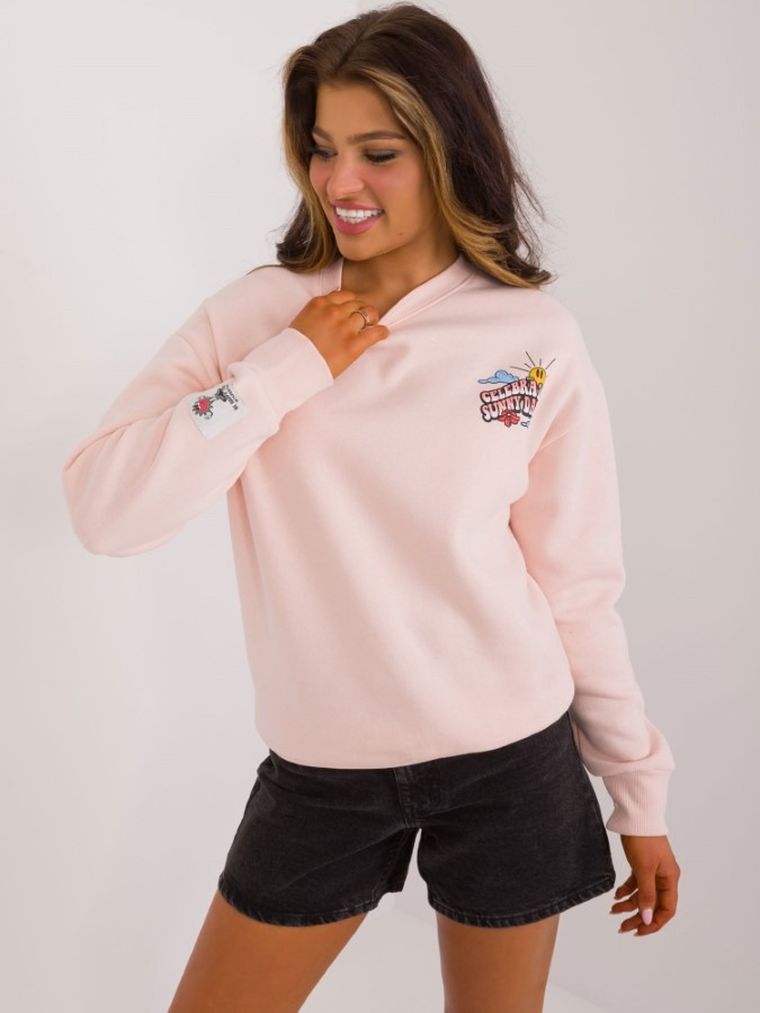 Bluza damska, różowa, Sublevel