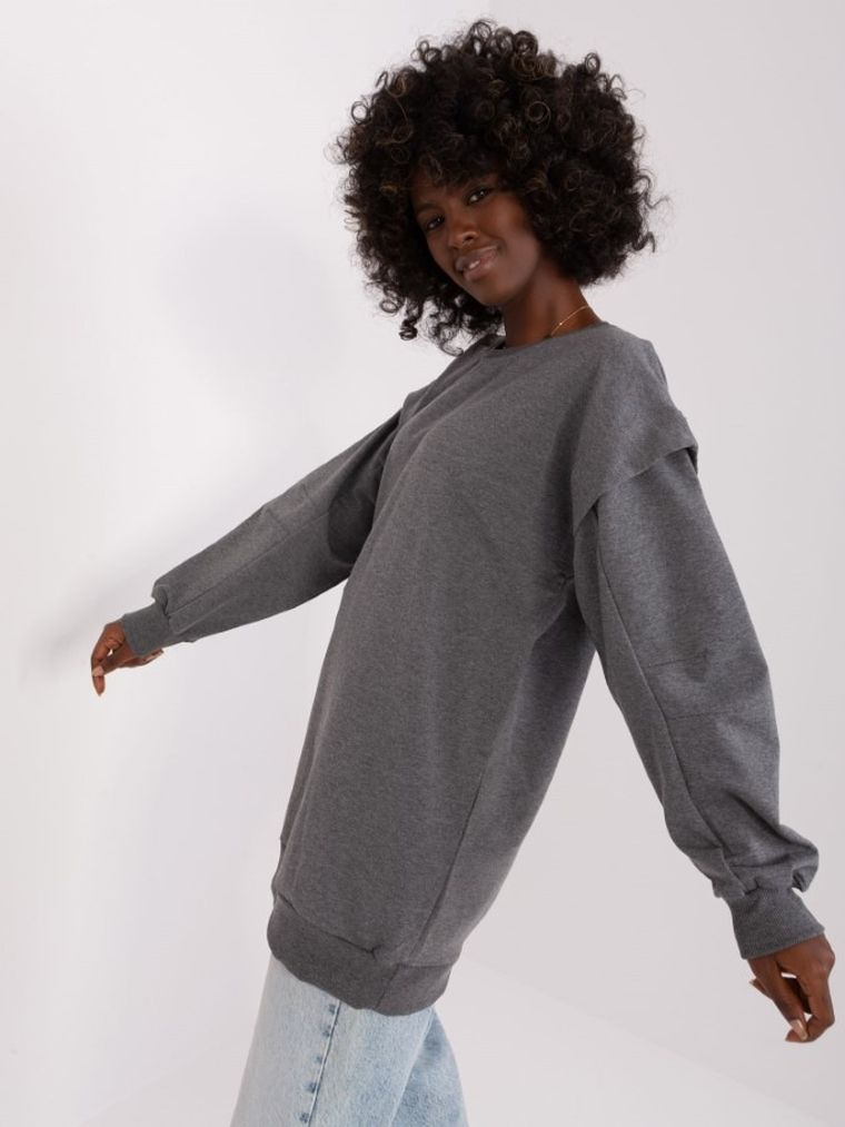 Bluza damska, szara, Lily Rose