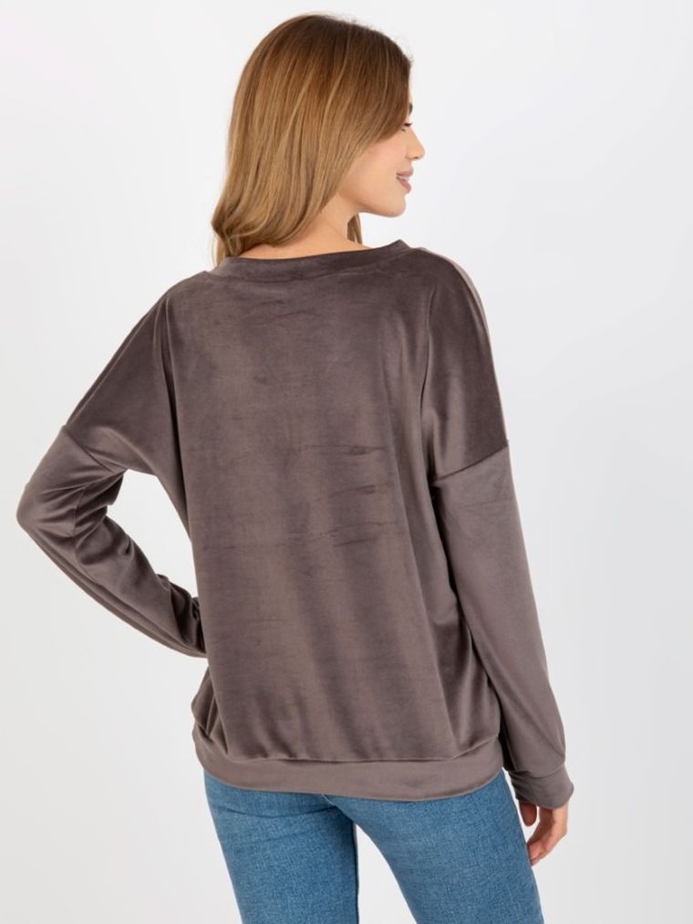 Bluza damska, szara, Relevance