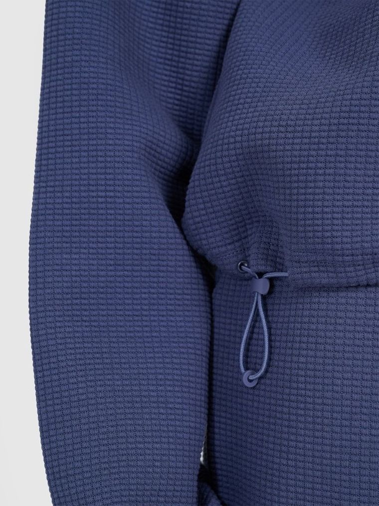 Bluza damska z kapturem, granatowa, 4F