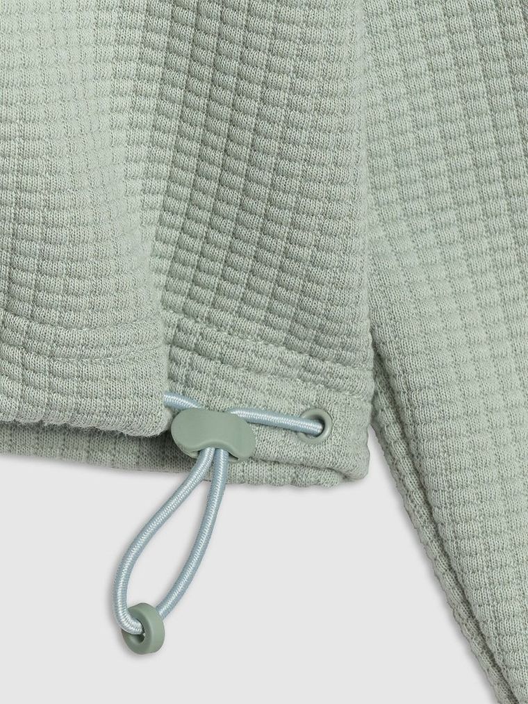 Bluza damska z kapturem, miętowa, 4F