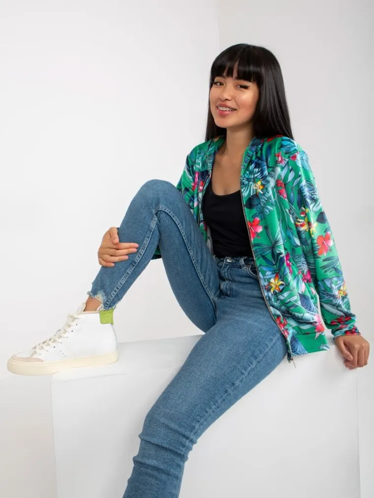 Bluza damska, zielona, Rue Paris