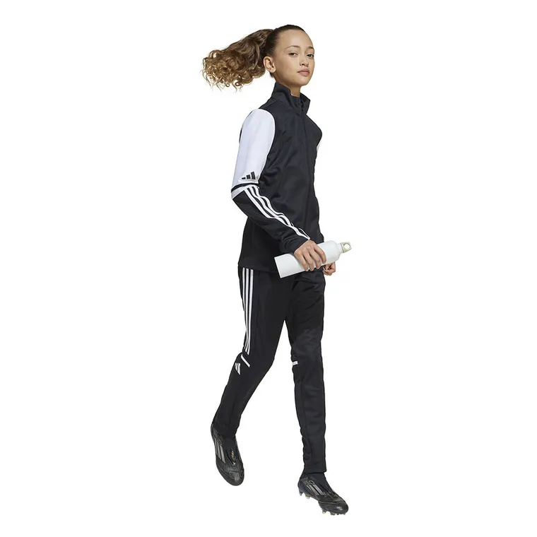 Bluza dziecięca, rozpinana, czarna, Adidas Squadra