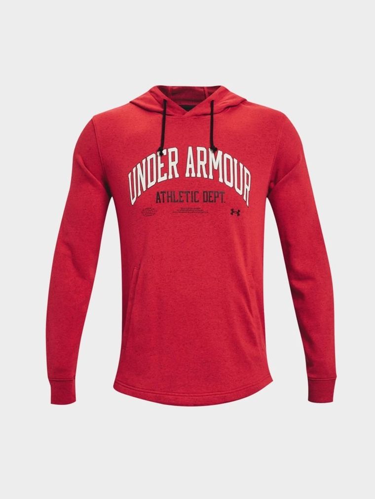 Bluza męska z kapturem, czerwona, Under Armour