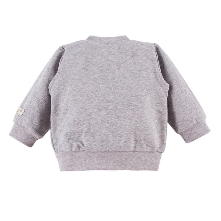 Bluza niemowlęca, rozpinana, szara, Eevi