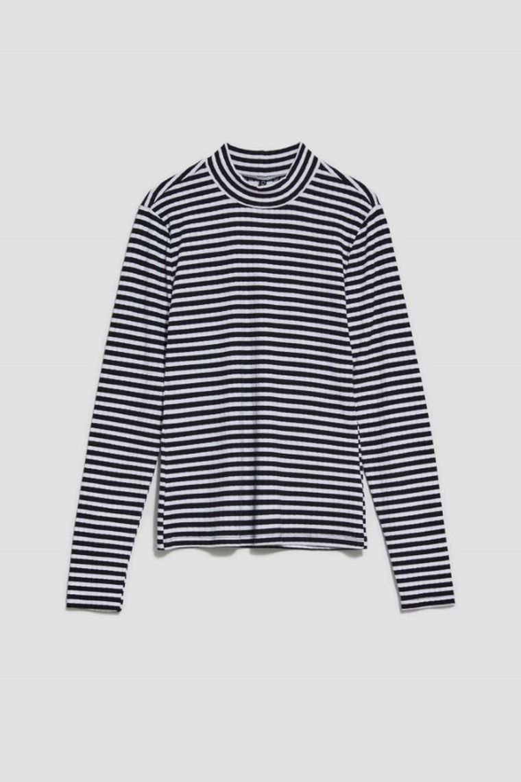 Bluzka damska z długim rękawem, mix, Moodo