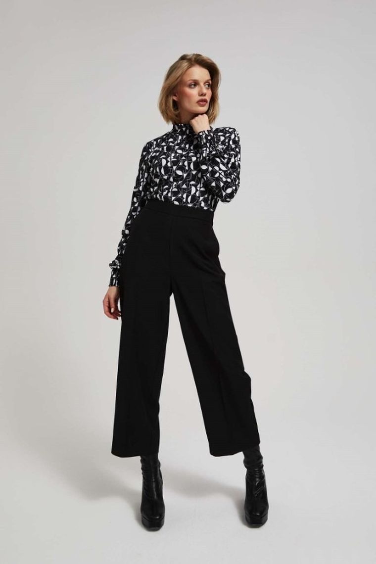 Bluzka damska z długim rękawem, mix, Moodo