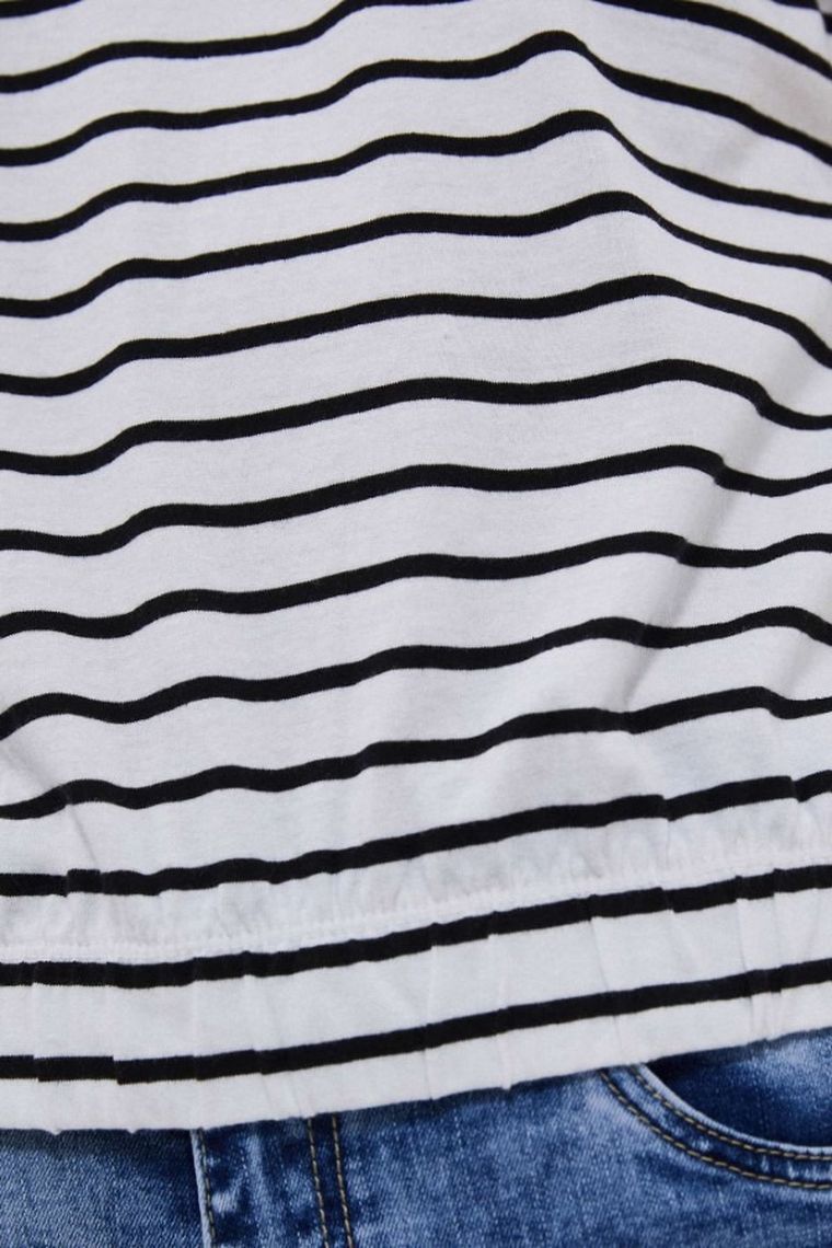 Bluzka damska z krótkim rękawem, mix, Moodo