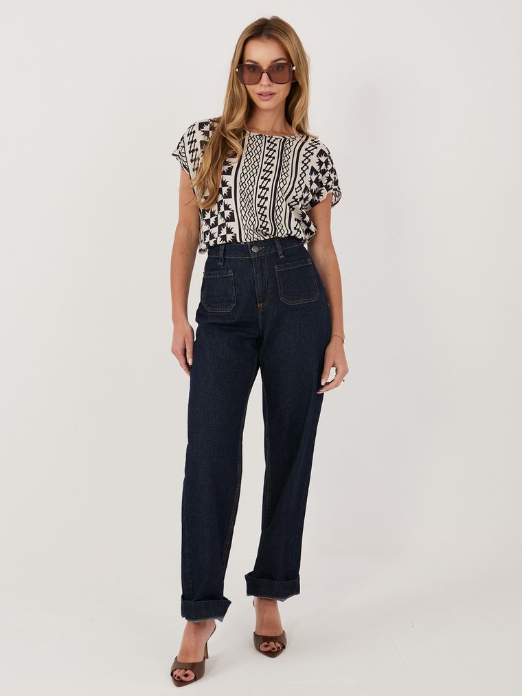 Bluzka damska z krótkim rękawem, mix, Sublevel