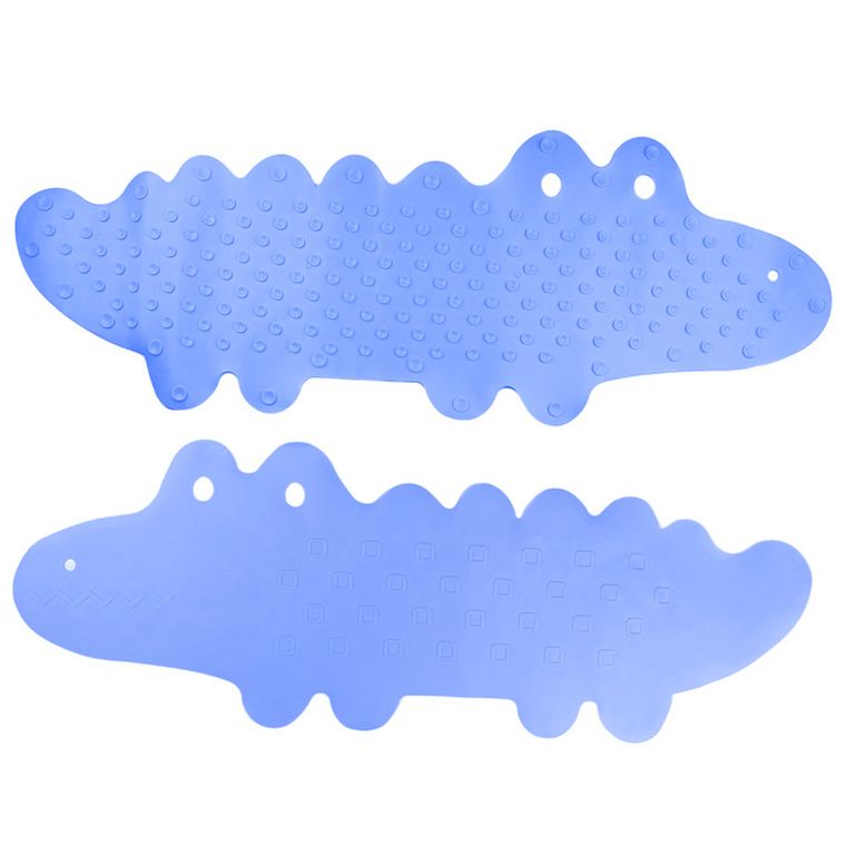 Bocioland, Krokodyl, mata antypoślizgowa do kąpieli, niebieski