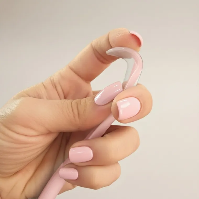 Bocioland, łyżeczka silikonowa, różowa