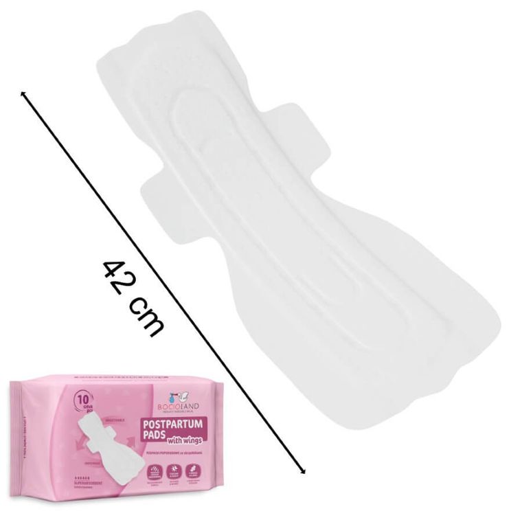 Bocioland, podkłady poporodowe, wysokochłonne, podpaski na dzień i na noc, 10 szt.