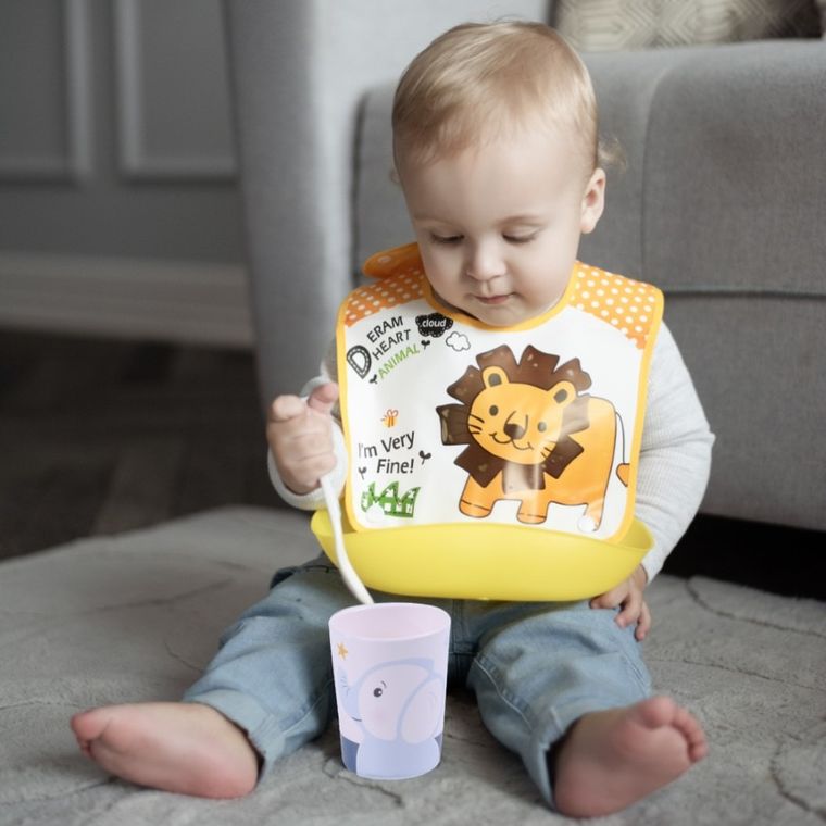 Bocioland, Słoń, zestaw naczyń, 5 elementów