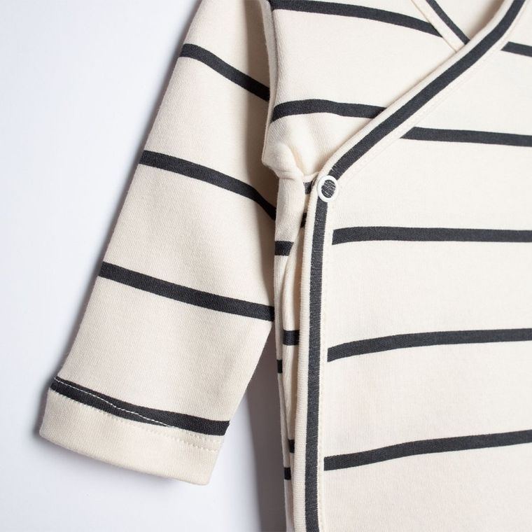 Body chłopięce z długim rękawem, ecru, Nicol