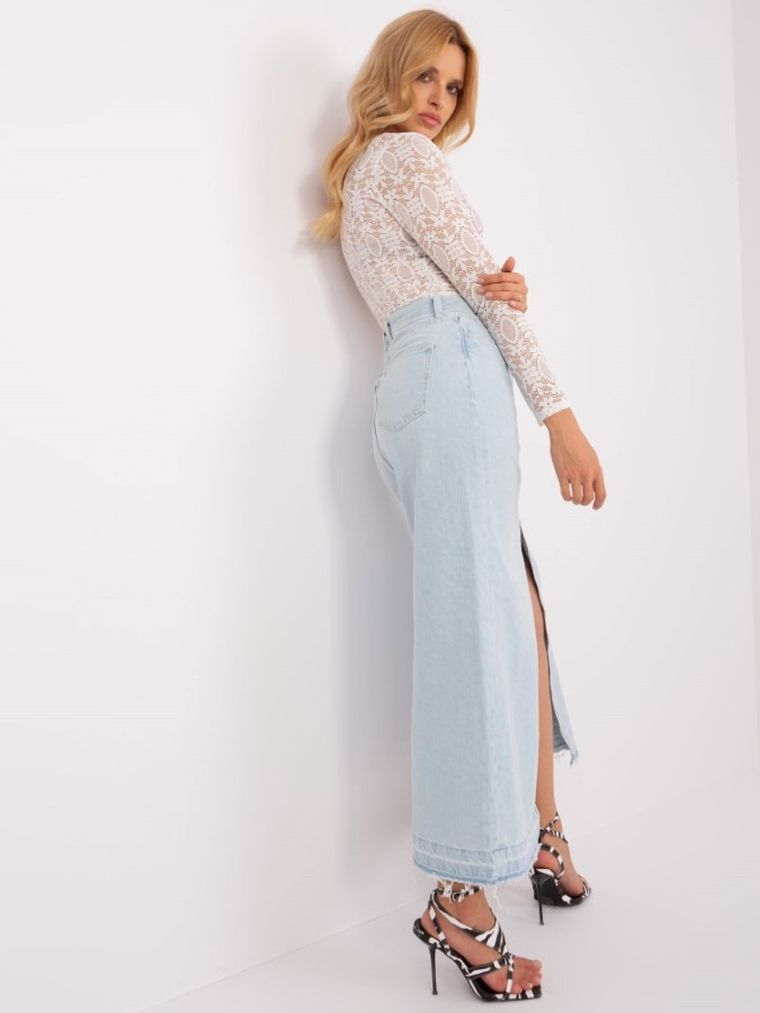 Body damskie, ecru, Lakerta