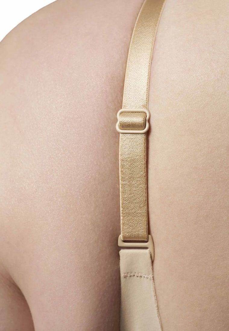 Body damskie na ramiączka, modelujące, beżowe, Julimex