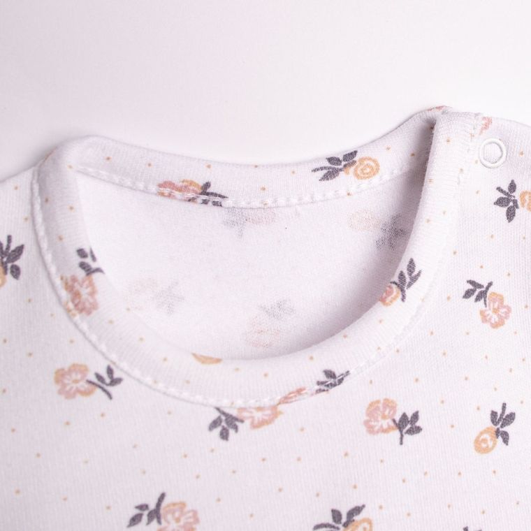 Body sukienka z krótkim rękawem, białe, Nicol