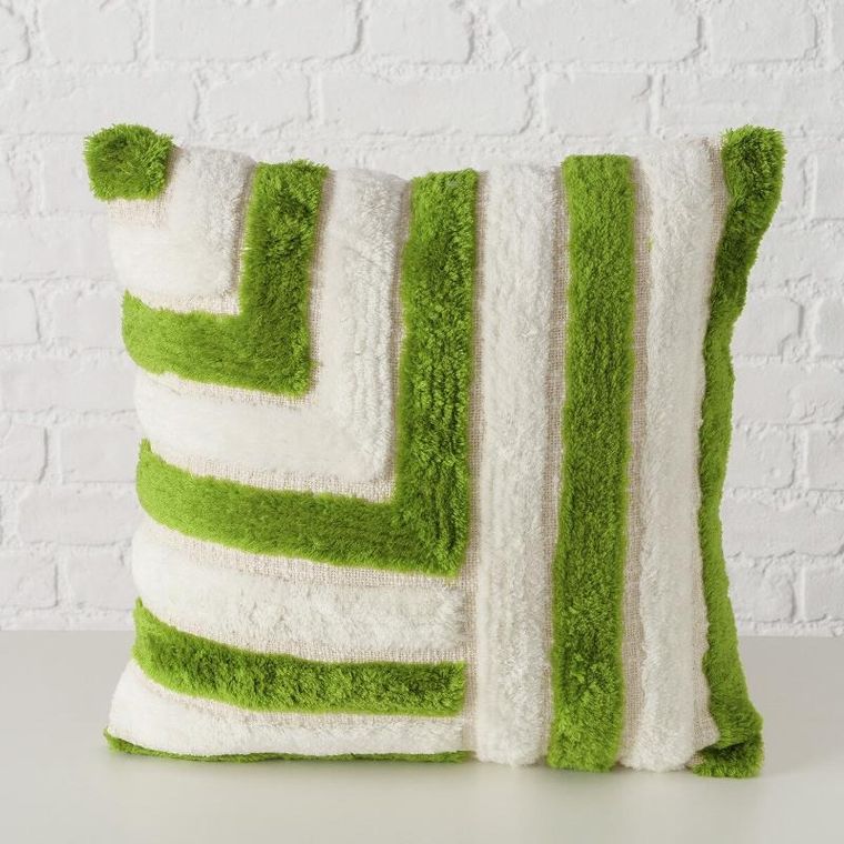 Boltze, bawełniana poduszka dekoracyjna z geometrycznym wzorem, Elino, 40-40 cm