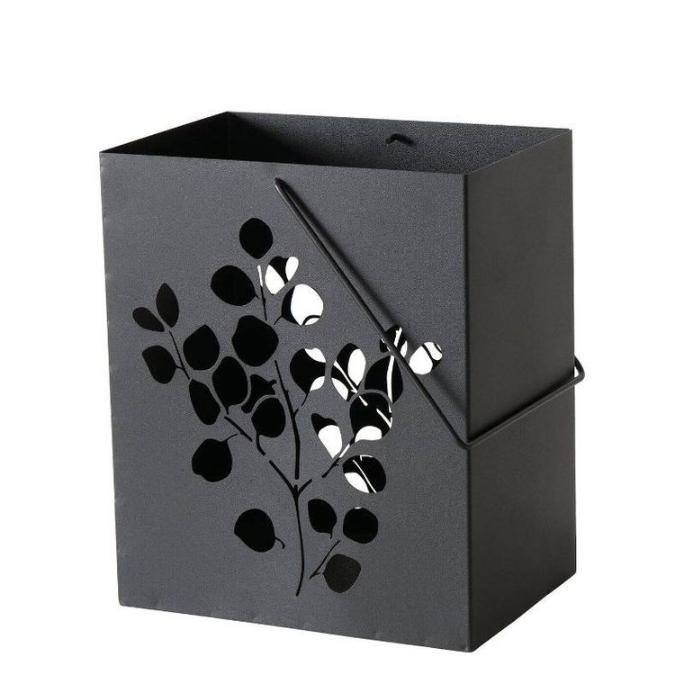 Boltze Garden, Calypso, lampion metalowy, czarny, 2 szt.