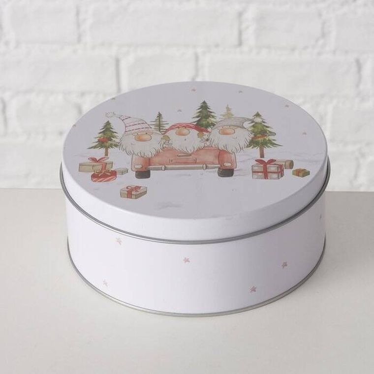 Boltze Home, Carrie, zestaw trzech puszek do przechowywania, średnica 14-20 cm