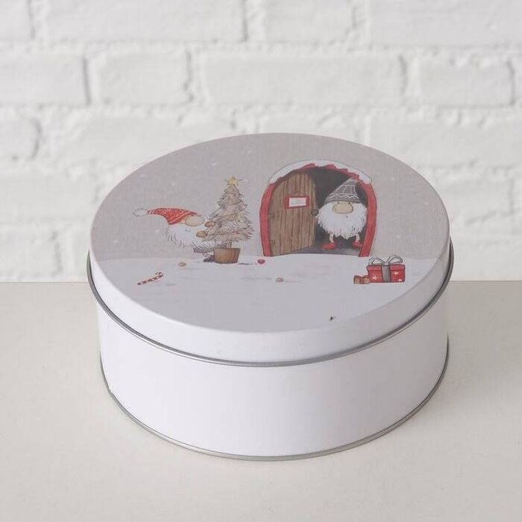 Boltze Home, Fiete, zestaw trzech puszek do przechowywania, średnica 14-20 cm