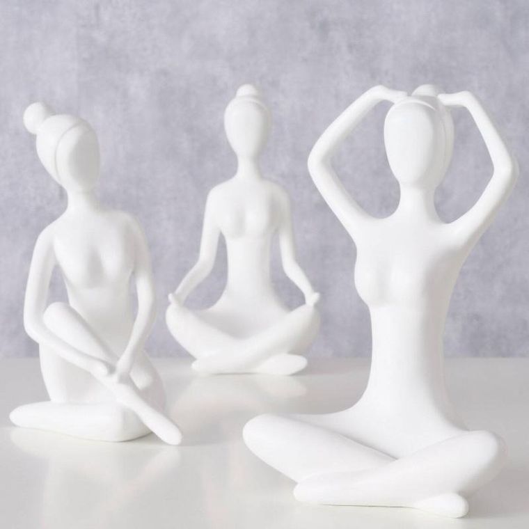 Boltze Home, figura joginki, Yoga, wys. 29 cm