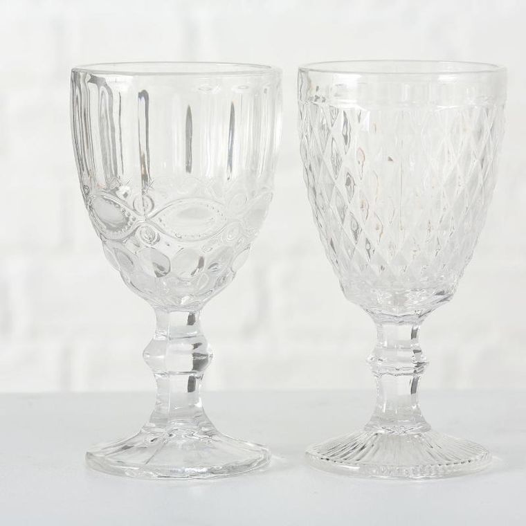 Boltze Home, kielich ze zdobieniem, Aurora, 300 ml