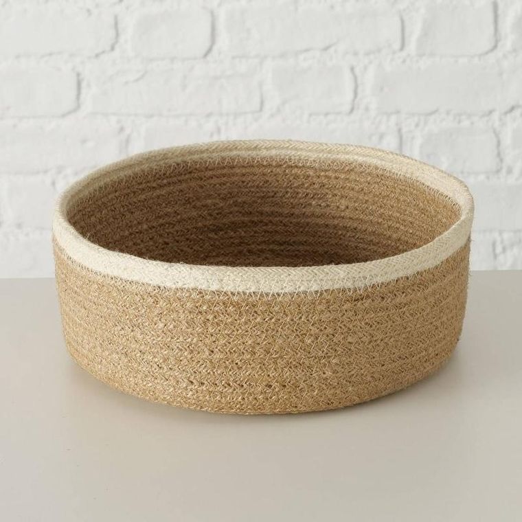 Boltze Home, kosze dekoracyjne Cunas, 3 szt., jutowe