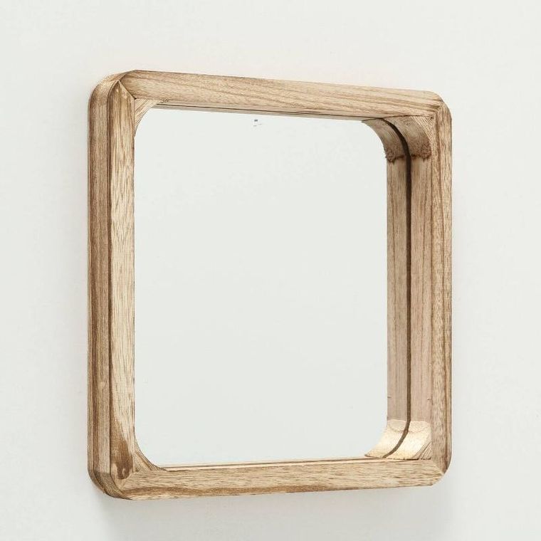 Boltze Home, lustra drewniane na ścianę, kwadratowe, Mambo, 3 szt.