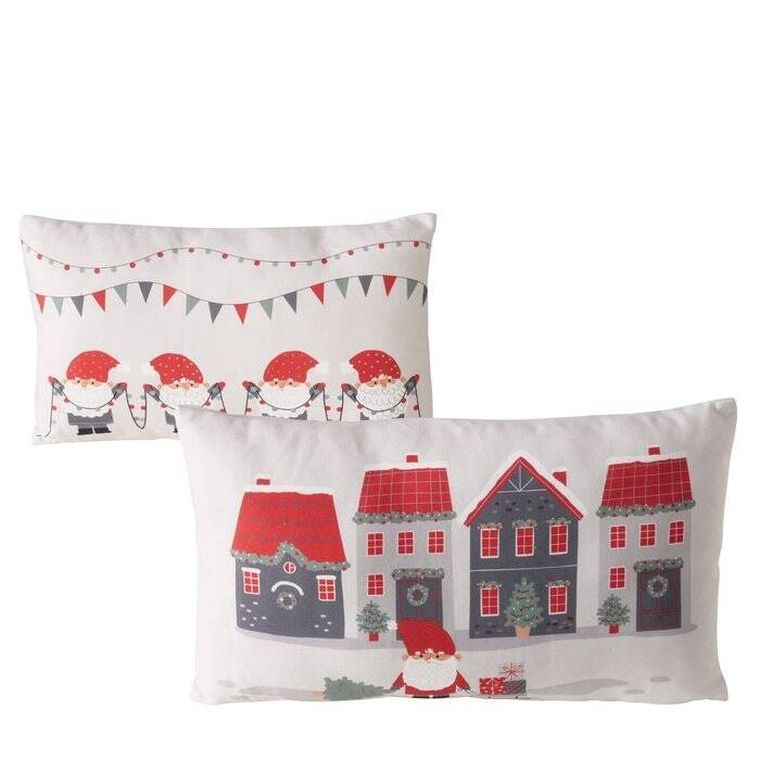 Boltze Home, Monti, poduszka ze świątecznym motywem, 30-50 cm