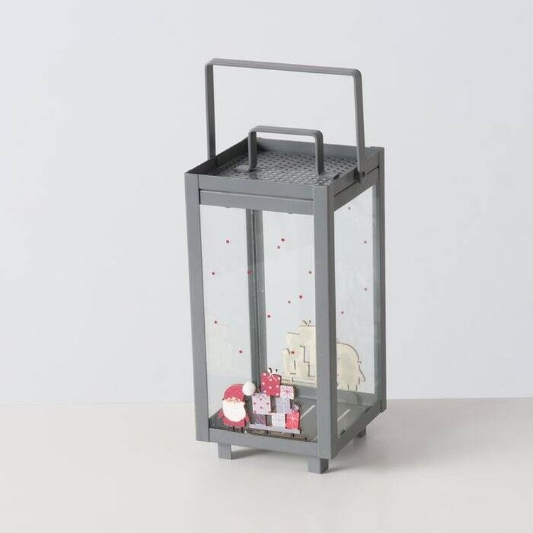 Boltze Home, Monti, świąteczny lampion na świecę, 23 cm