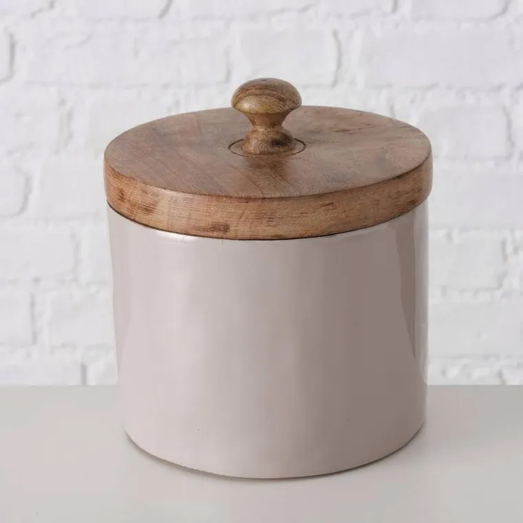 Boltze Home, pudełko do przechowywania, Pelia, drewno mango, 2 szt.