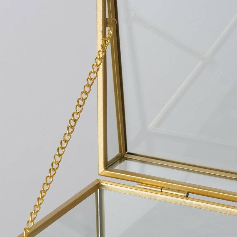 Boltze Home, pudełko na zegarki i na biżuterię, Clipo, transparentne