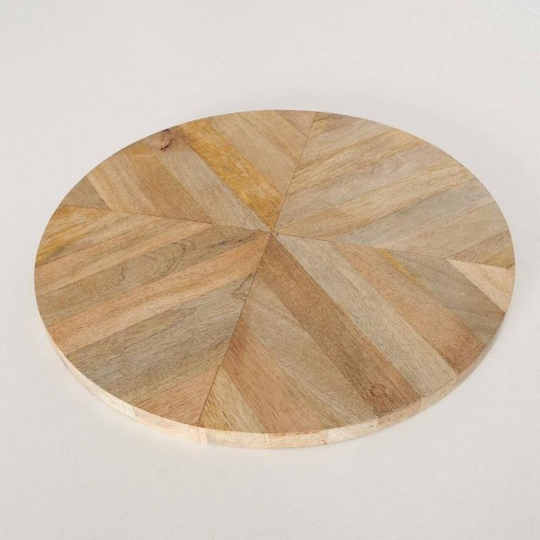 Boltze Home, stolik kawowy z blatem z drewna mango Mandi, Ø 46 cm