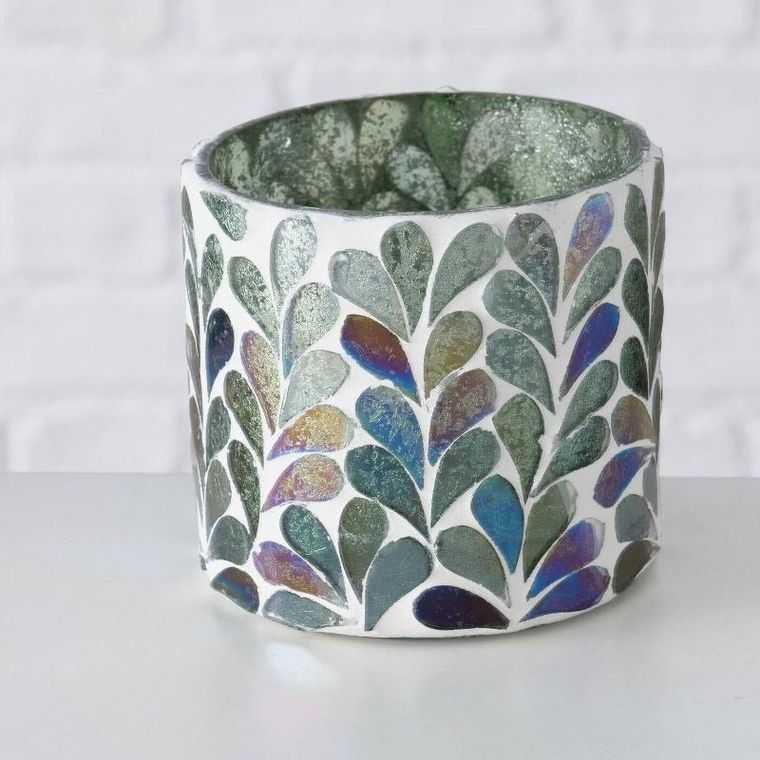 Boltze Home, świeczniki mozaiki, Kirkas, 2 szt.