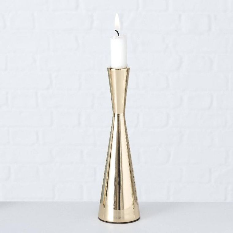 Boltze Home, świeczniki na jedną świecę, Cone, 3 szt.