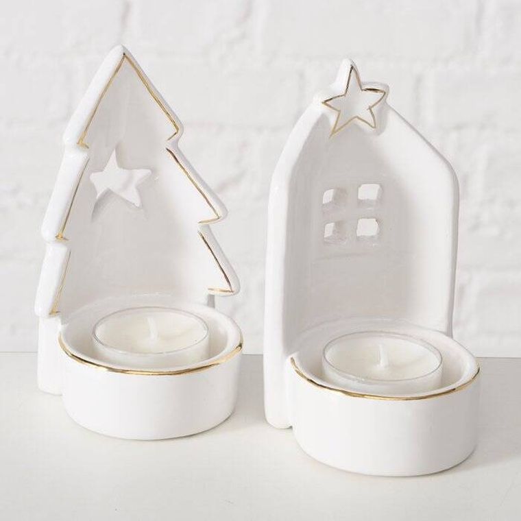 Boltze Home, Ville, ceramiczny świecznik na tealight