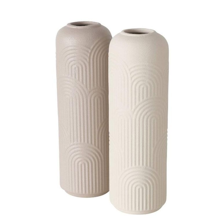 Boltze Home, wazon z kamionki, Aliette, 25 cm