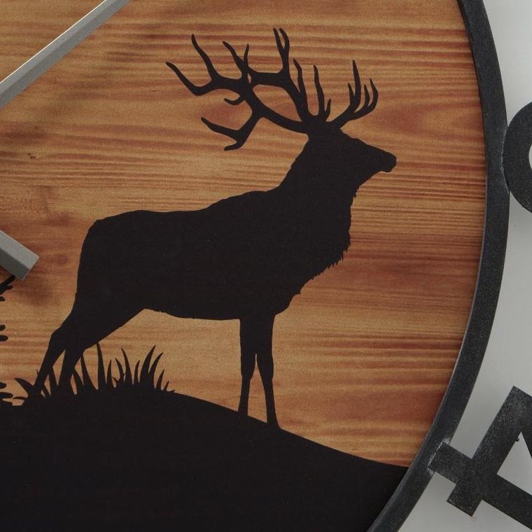 Boltze Home, zegar ścienny z zimowym motywem, Ludwig, ø 70 cm