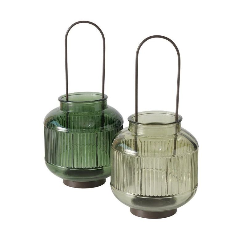 Boltze Home, Zenor, świecznik szklany na tealight, 29 cm