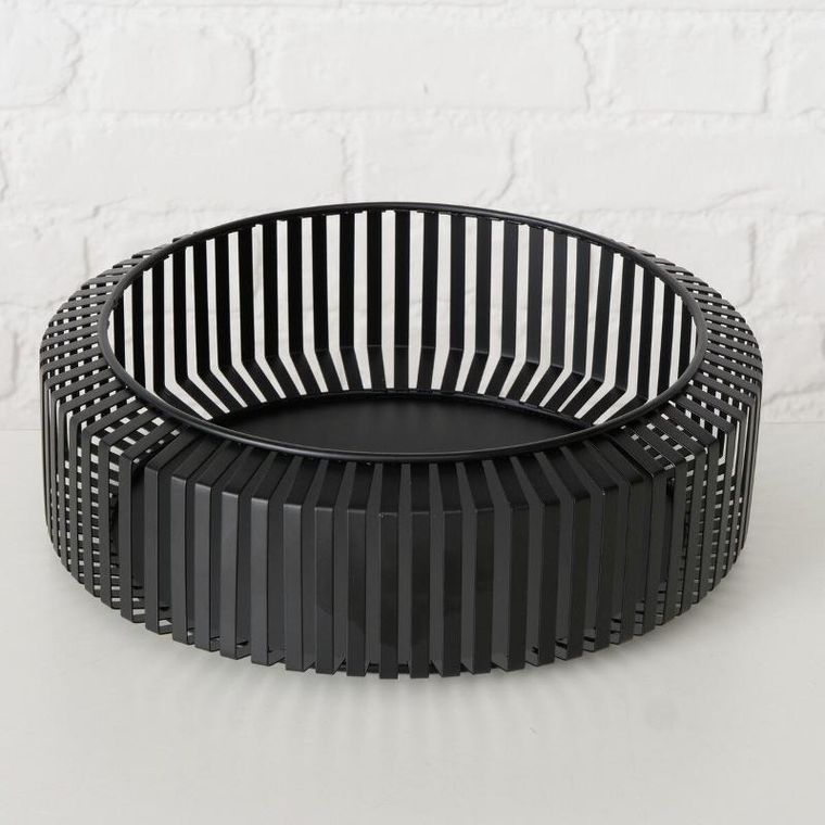 Boltze, metalowe miski ozdobne, Viki, 2 szt. ø 24-30 cm