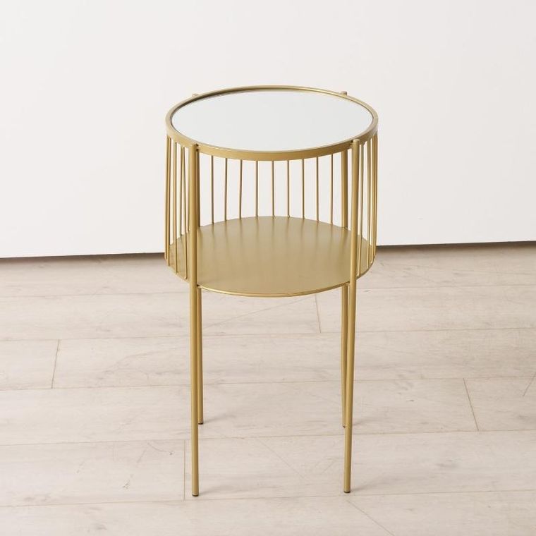 Boltze, metalowy stolik pomocniczy, Lobo, ø 33-55.5 cm
